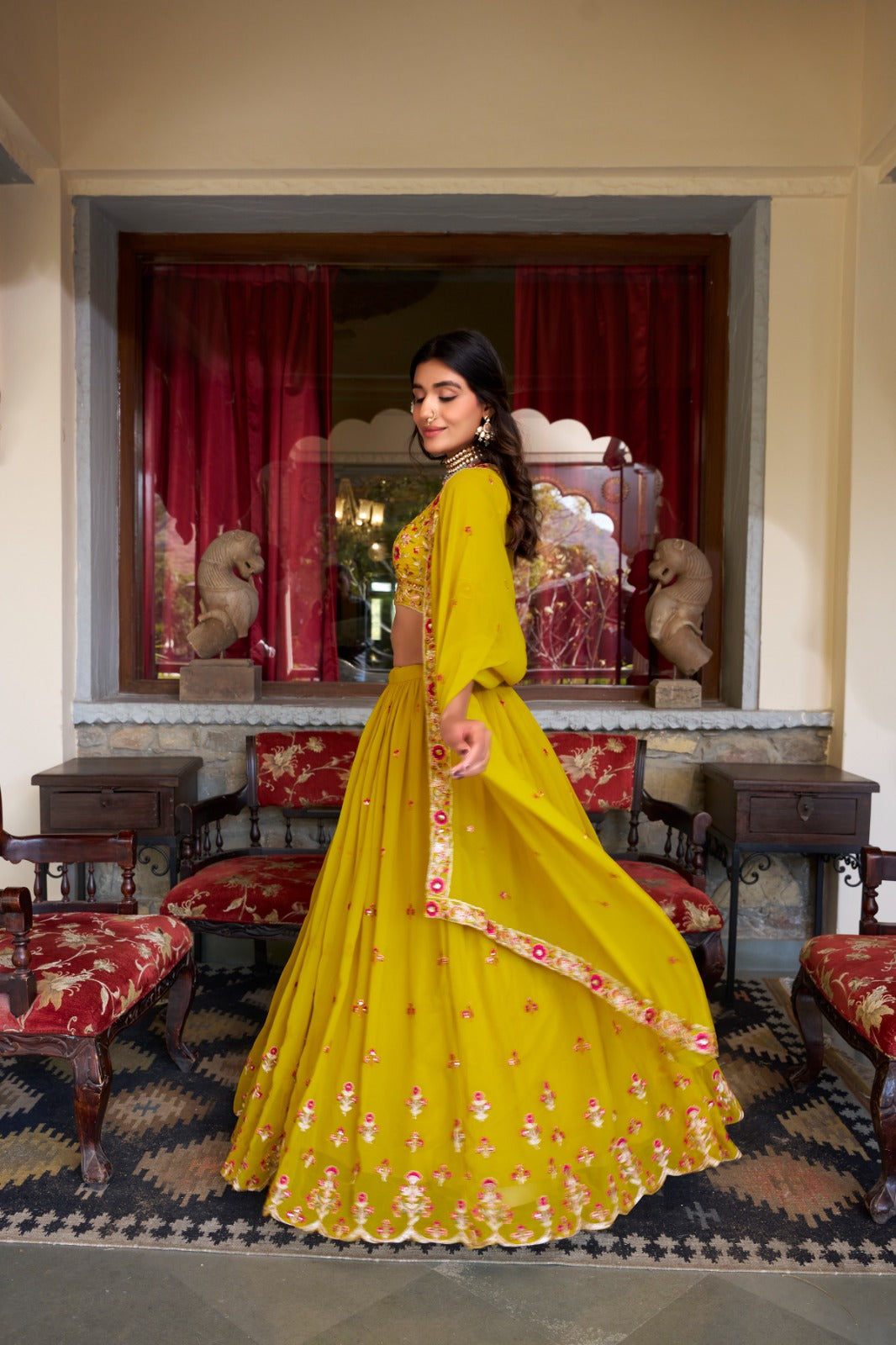 Haldi Hues Happy Hearts Lehanga