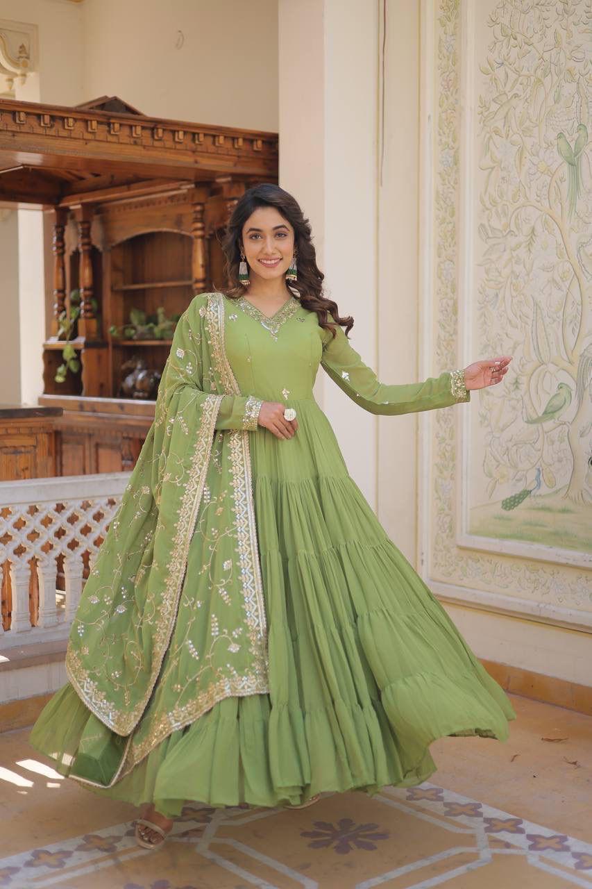 SUMMER 2026 PASTAL GOWN-WITH-DUPATTA SETS