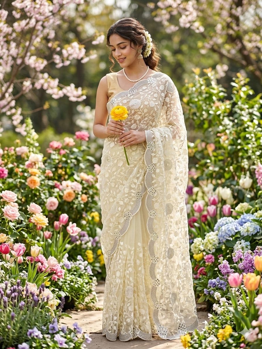 Exquisite Organza Saree