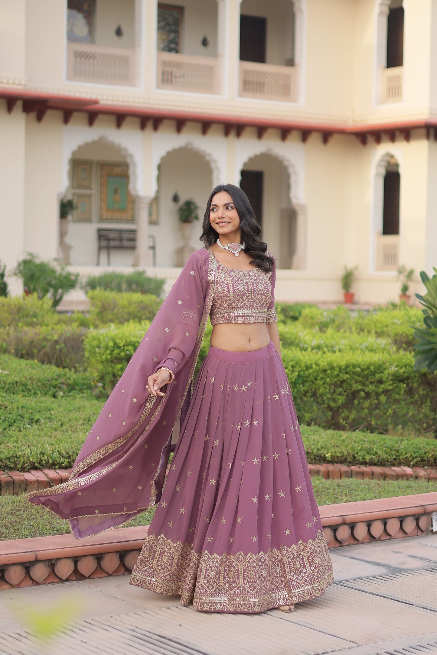 ATTRACTIVE LEHENGA CHOLI WITH DUPATTA