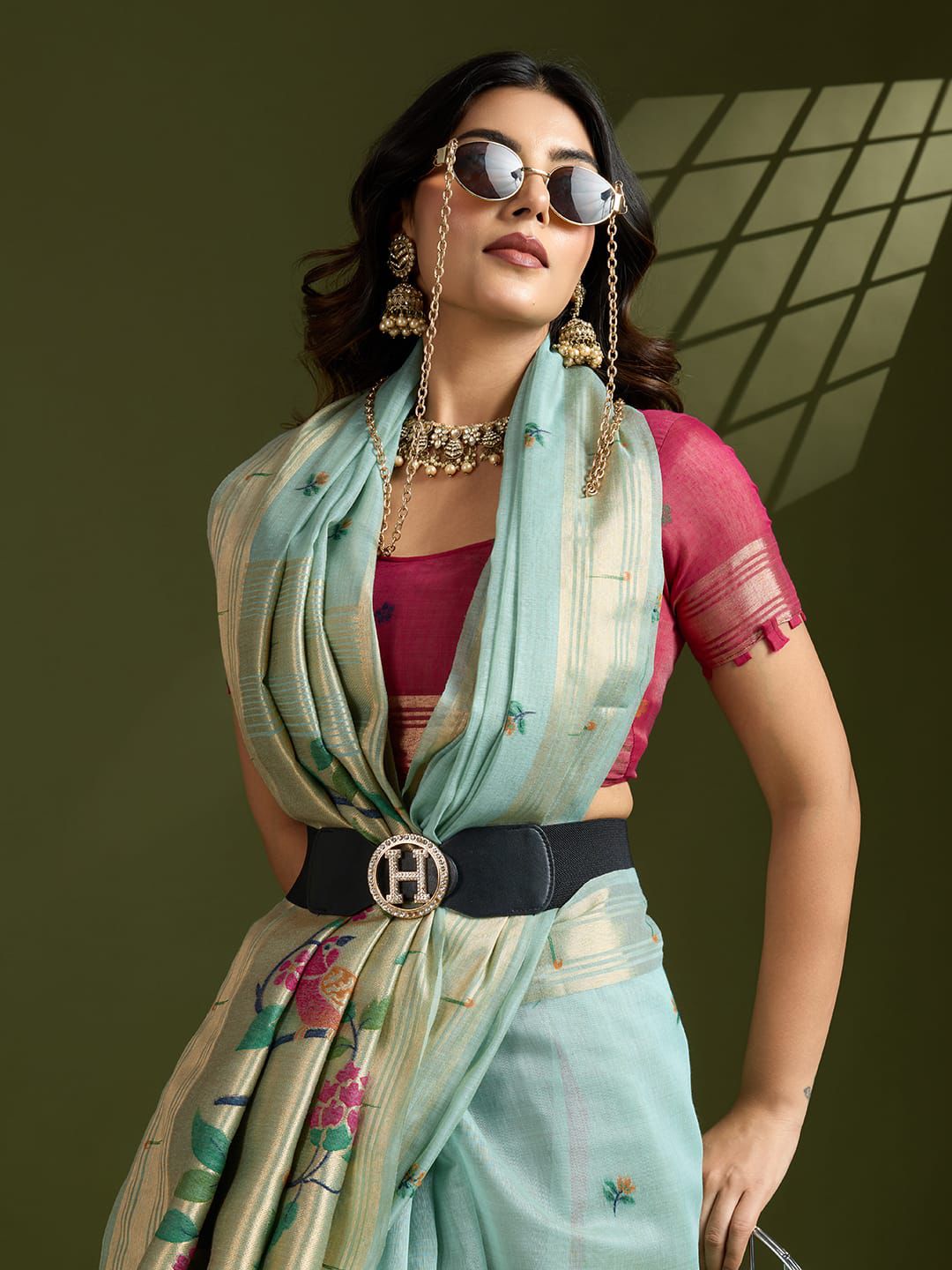Paithani Soft Moga Cotton Sarees