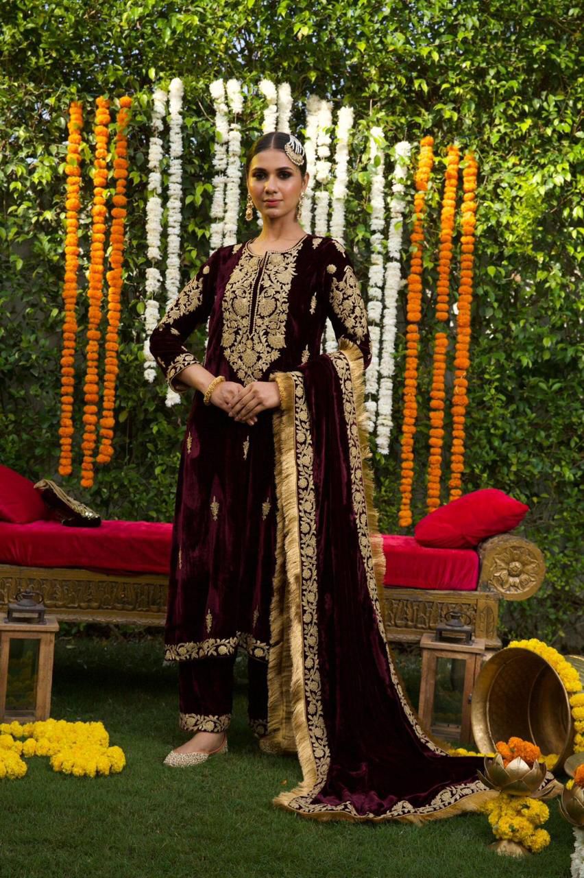 Celebration Vibes Premium Velvet Suit