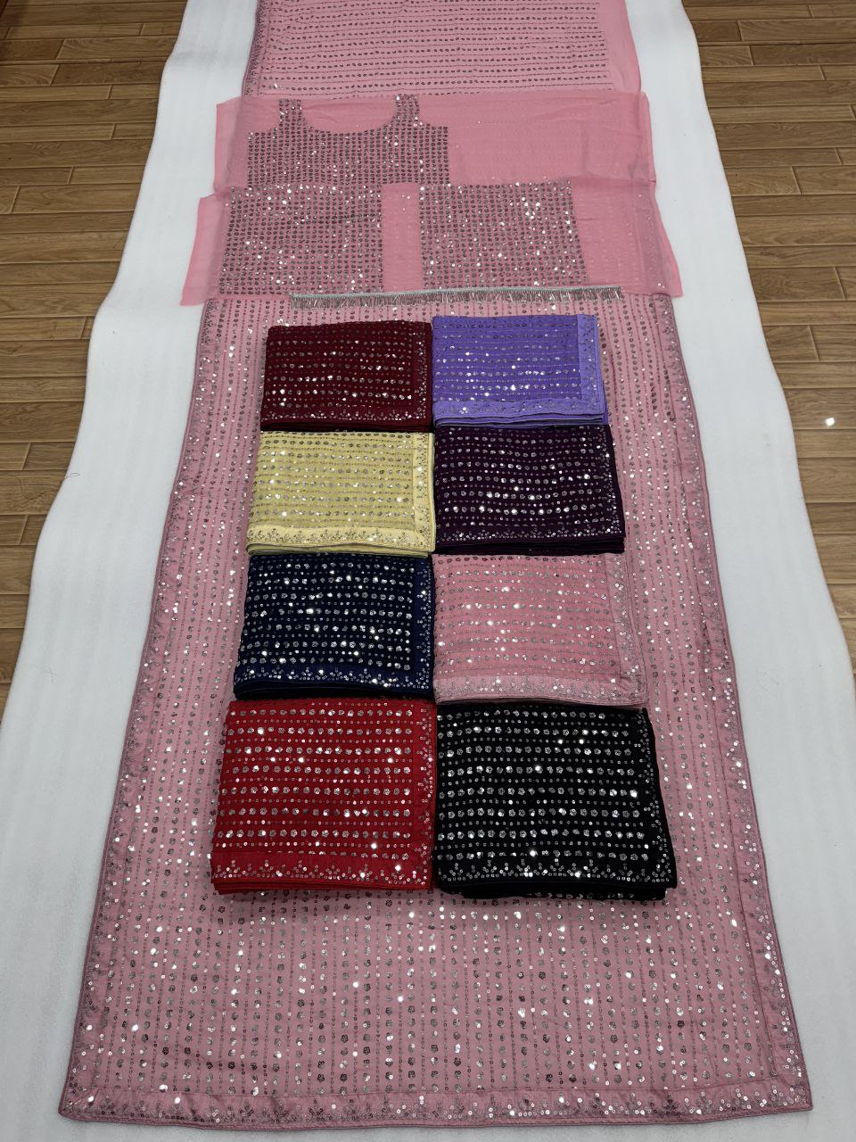 Bling Party Evenings Sequins Saree