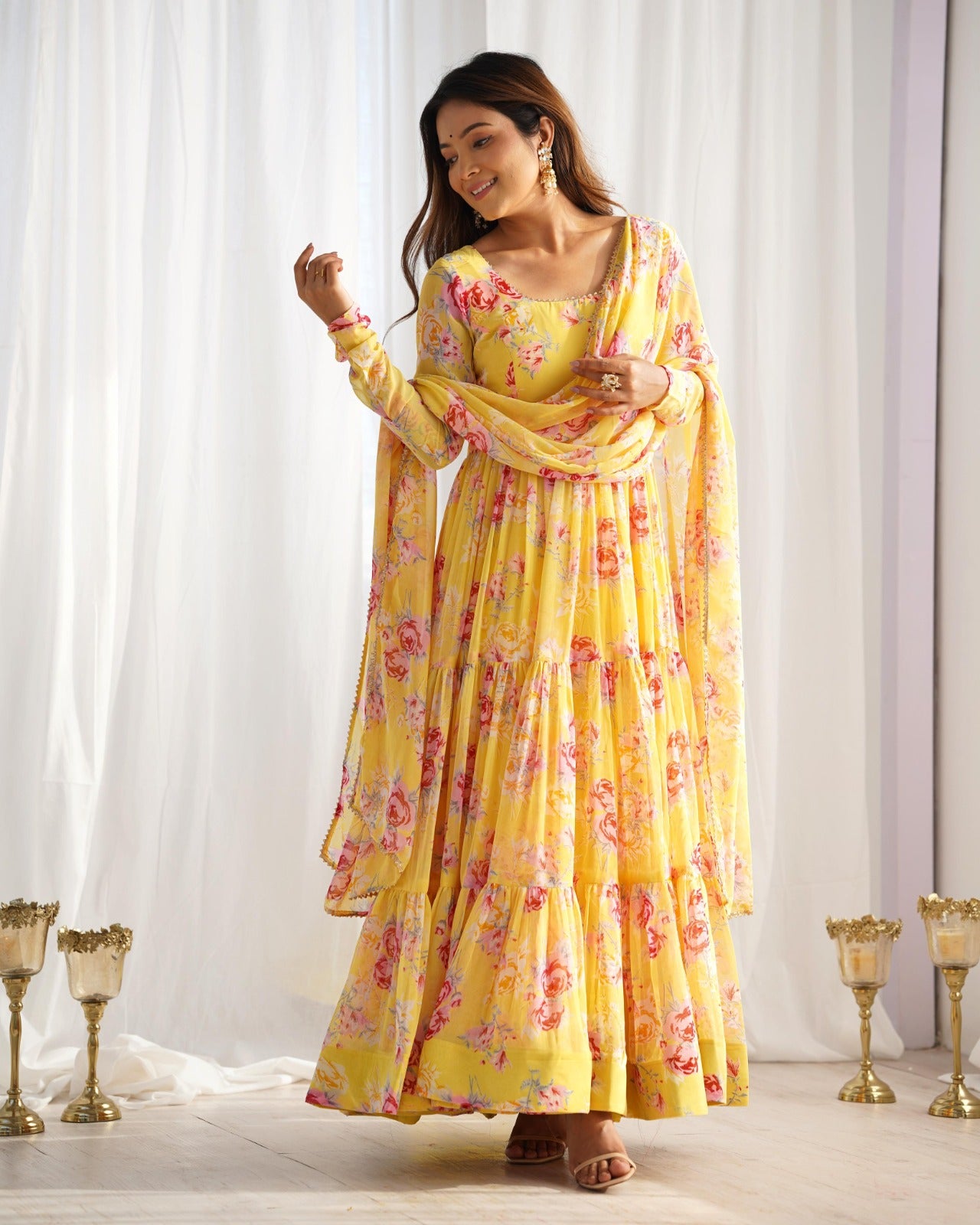 Colorful Kalamkari Fresh Look Suits (Ready To Wear)