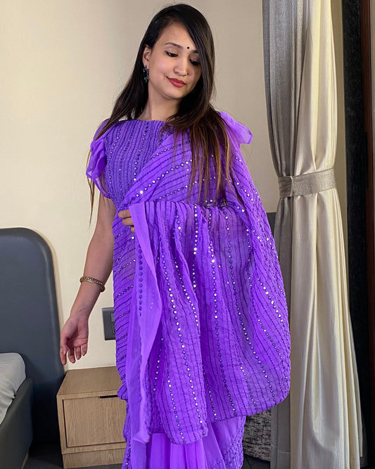 Bling Bollywood Looks Party Saree