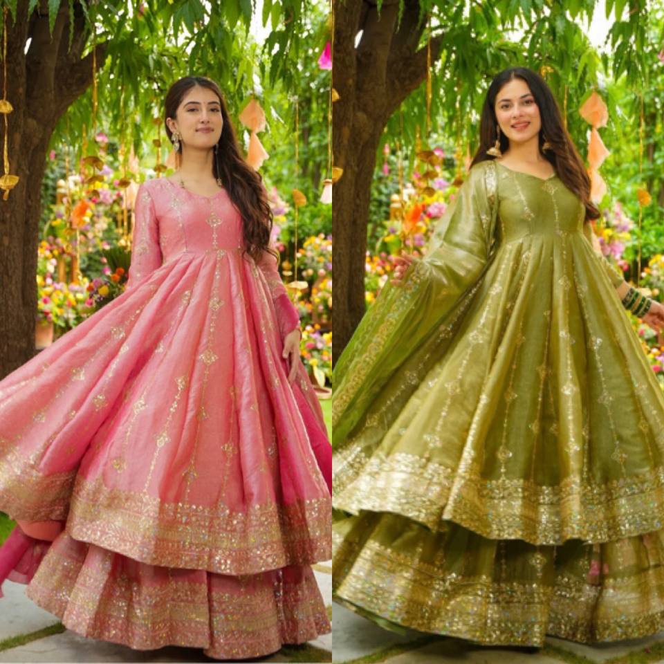 Royal Elegant Heavy Embroidered Sequence Work Set