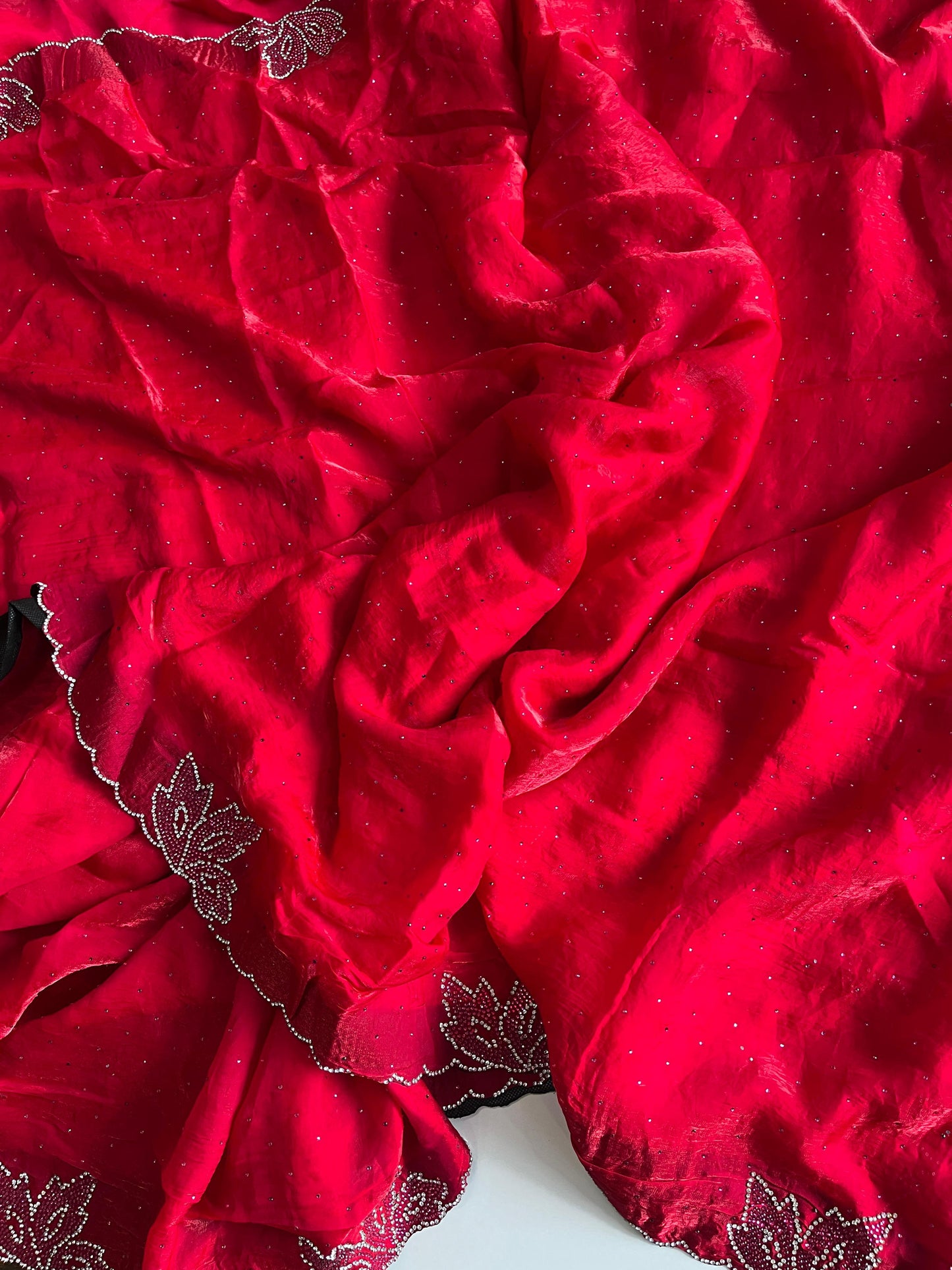 LOTUS SWAROVSKI DIAMOND WORK PREMIUM SAREE