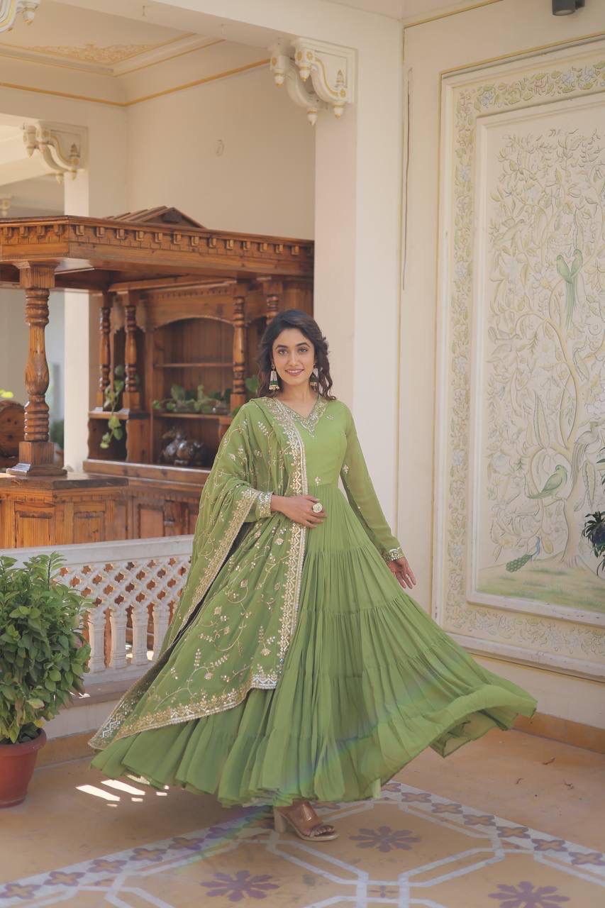 SUMMER 2026 PASTAL GOWN-WITH-DUPATTA SETS