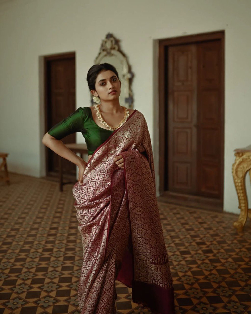 Ethnic Soft Silk Richlook Sarees
