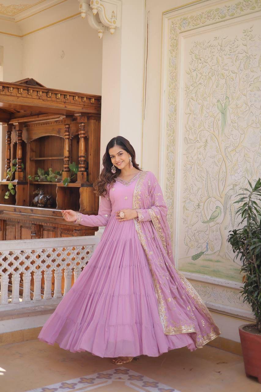 SUMMER 2026 PASTAL GOWN-WITH-DUPATTA SETS