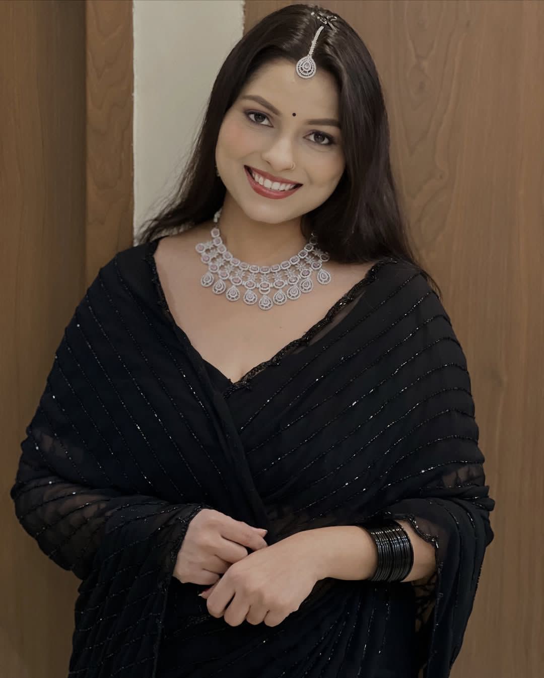 Bling Black Bold Beautiful Saree