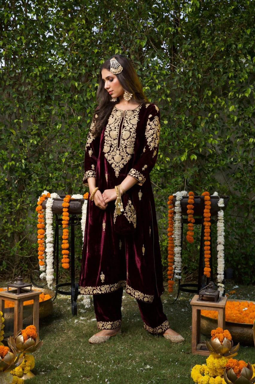 Celebration Vibes Premium Velvet Suit