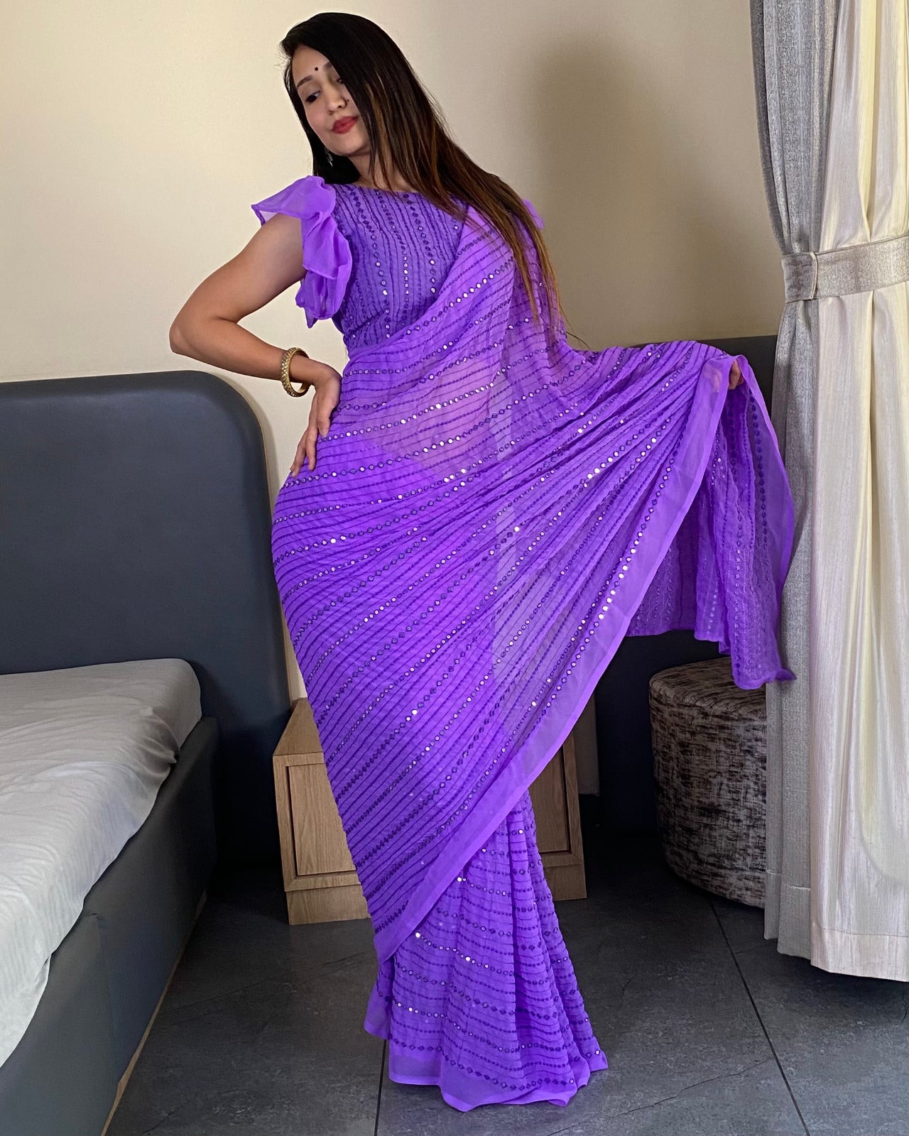 Bling Bollywood Looks Party Saree