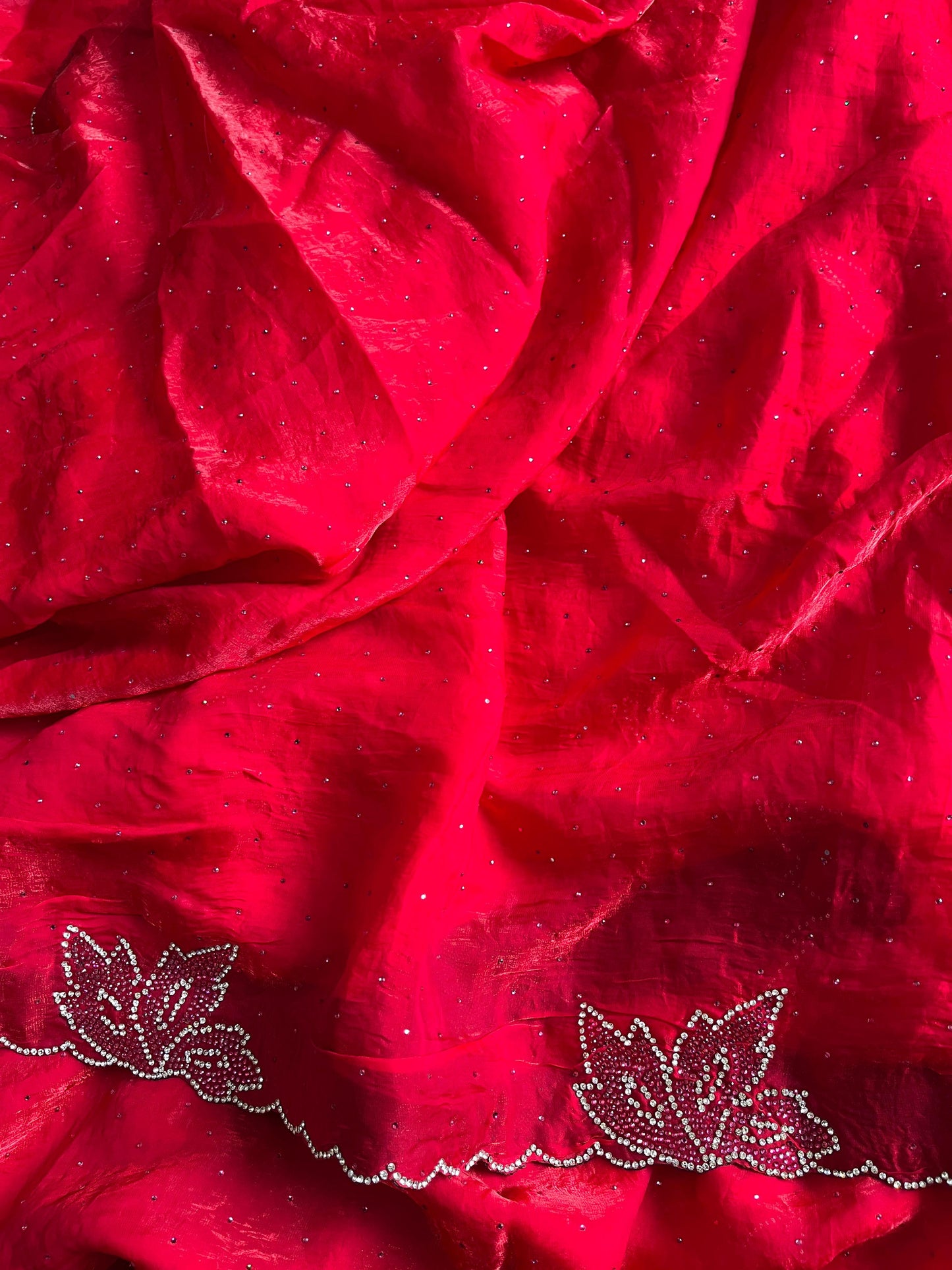 LOTUS SWAROVSKI DIAMOND WORK PREMIUM SAREE