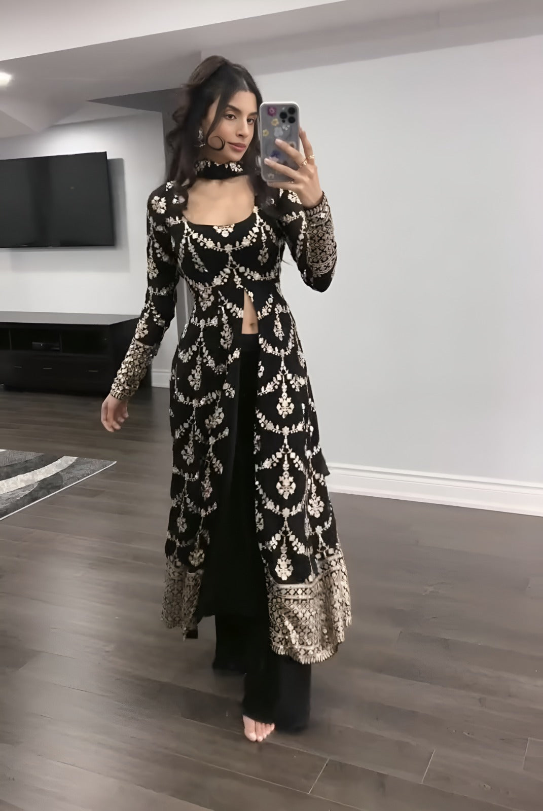 FESTIVAL BLING BLACK OUTFIT