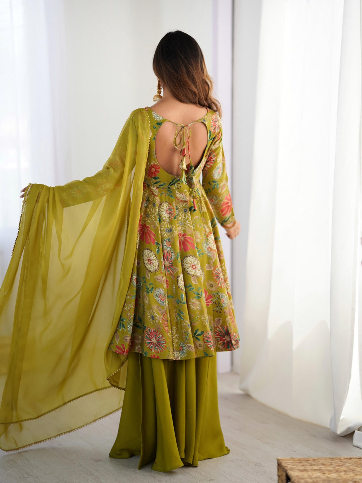 Kediya Style Stylish Outfit (Ready to Wear)