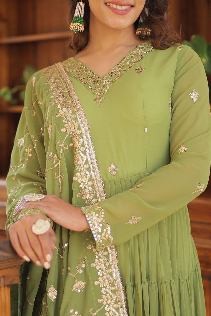 SUMMER 2026 PASTAL GOWN-WITH-DUPATTA SETS