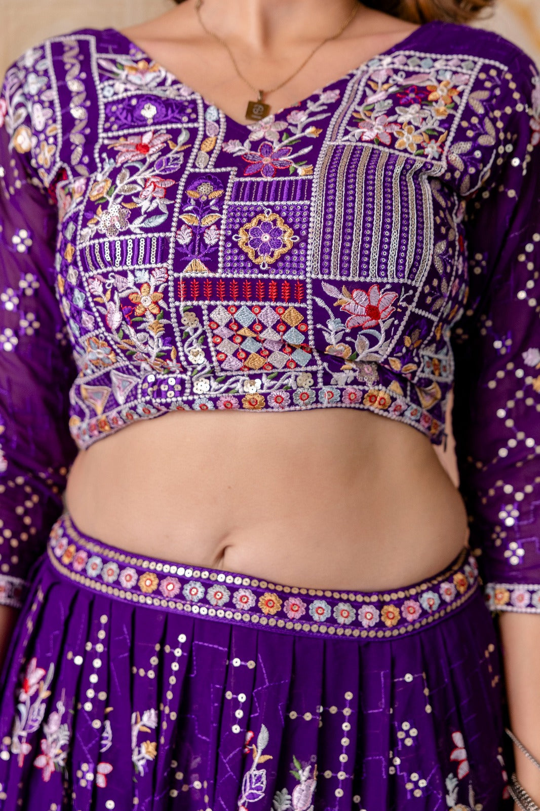Purple Premium Stunning Lehanga