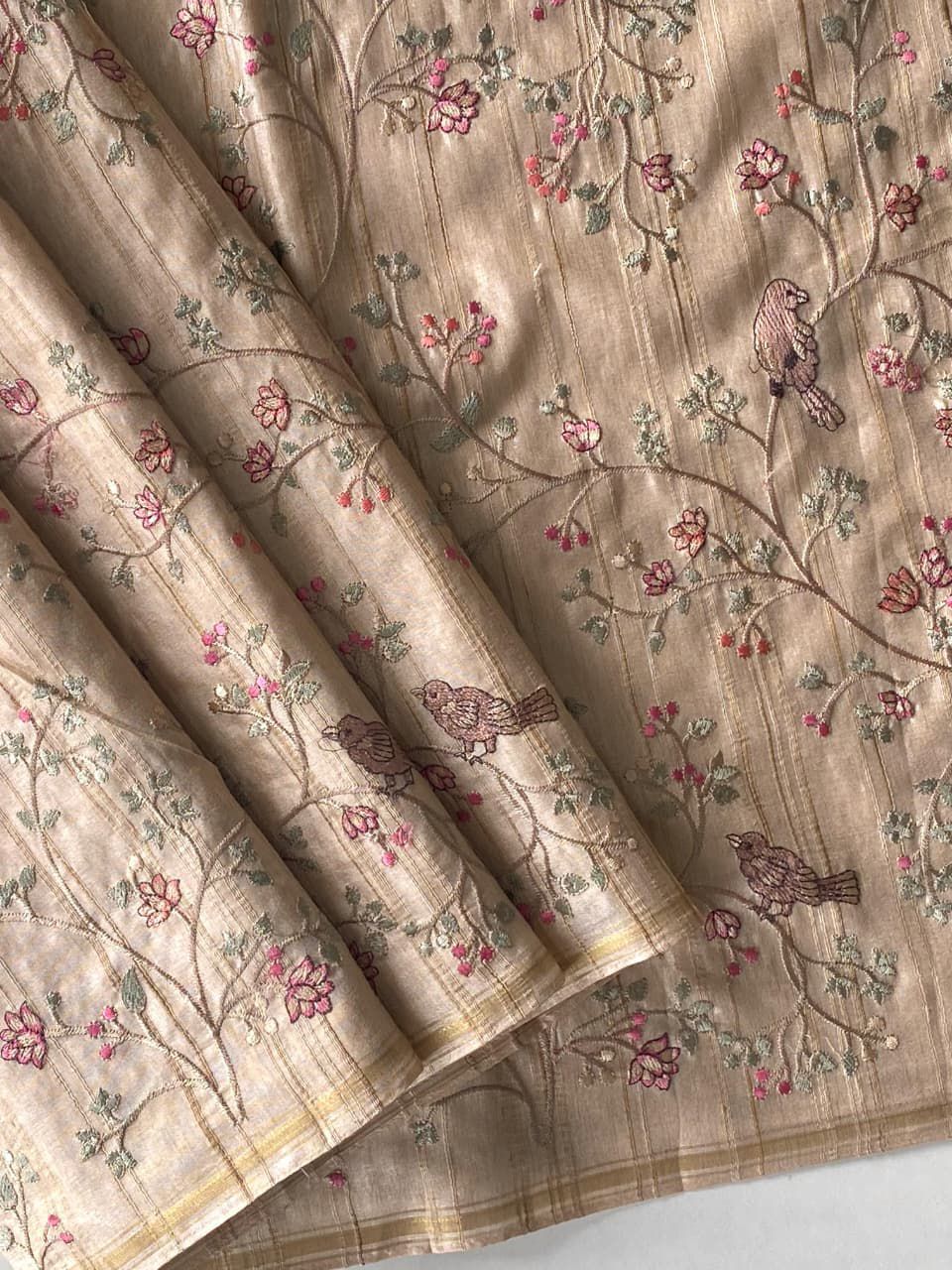 Pure Loom Tussar Silk Saree