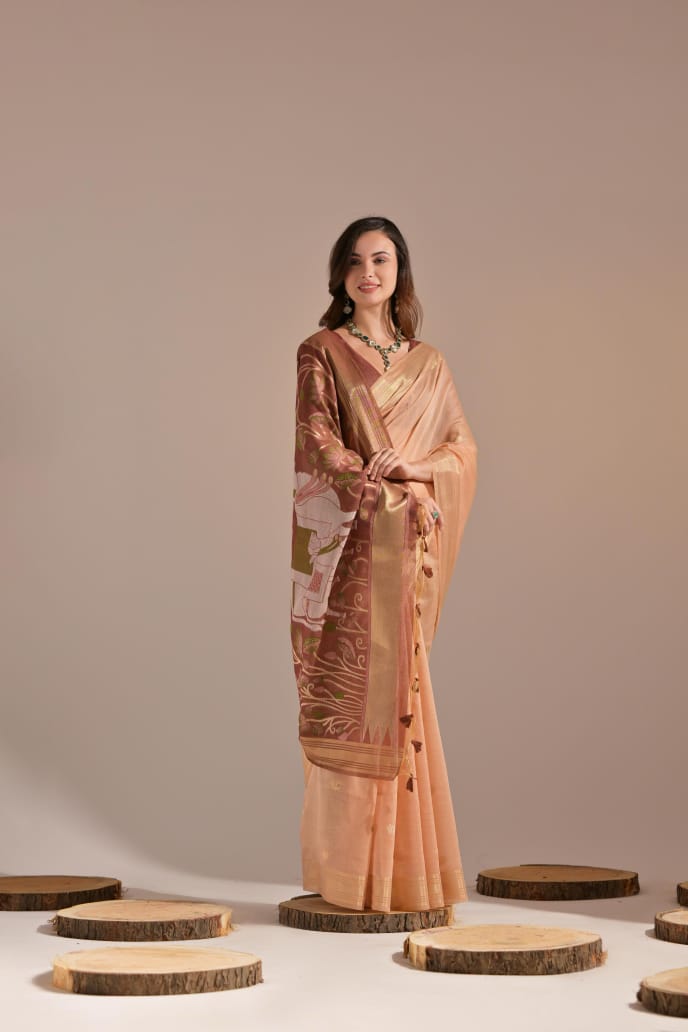 Premium Cotton Classic Colorful Saree