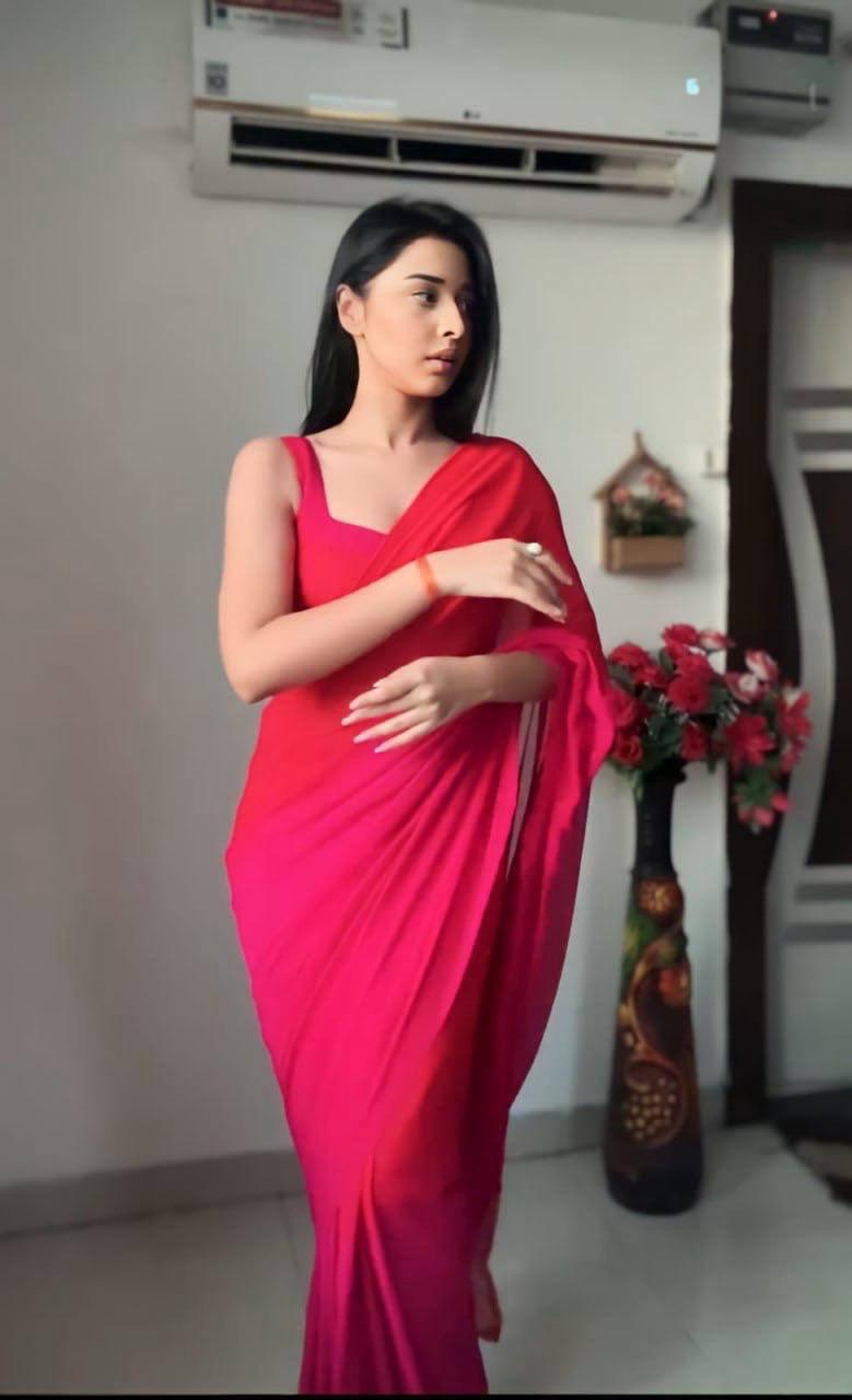 Effortless Ready To Wear Pleated Saree