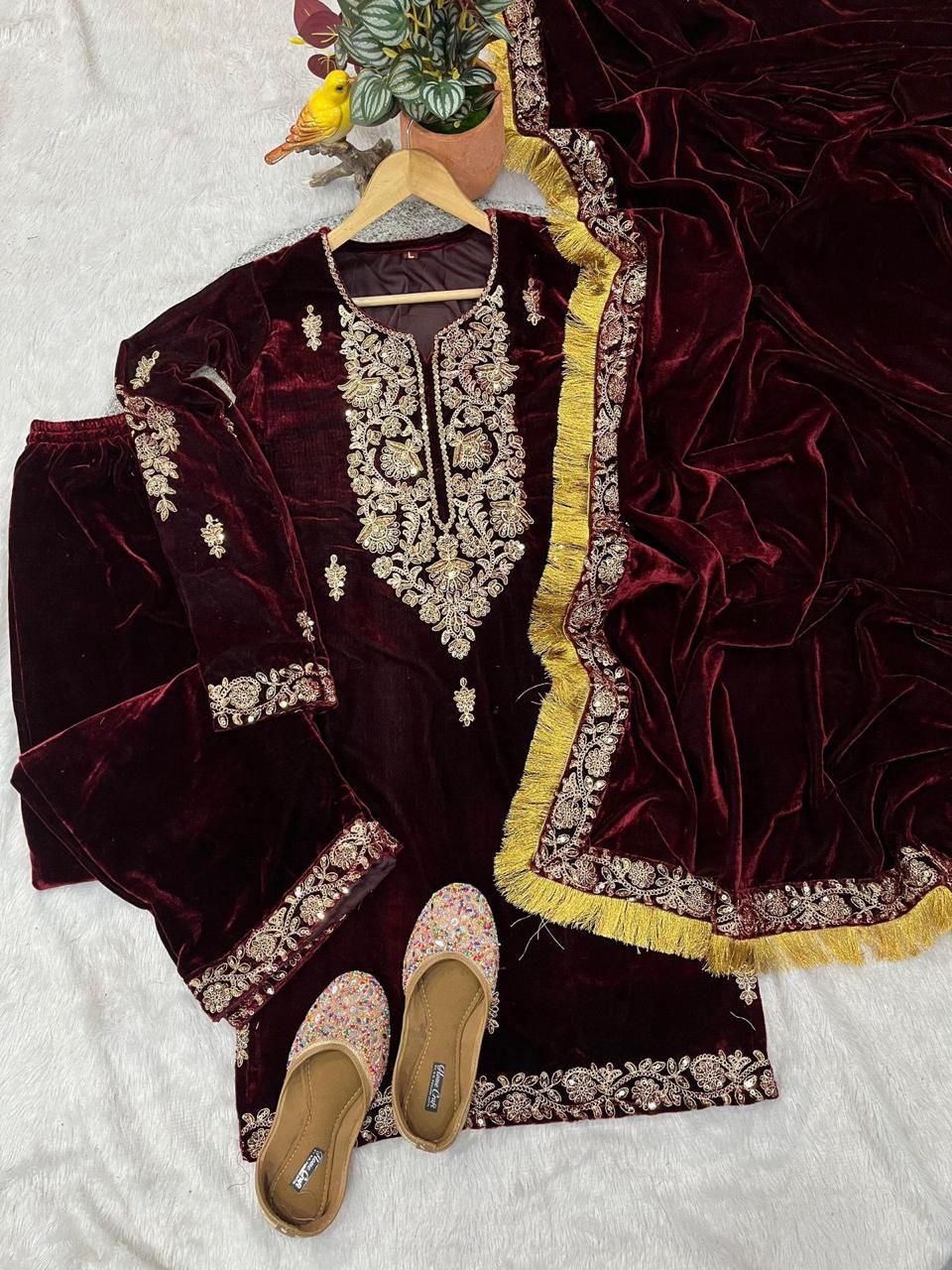 Celebration Vibes Premium Velvet Suit