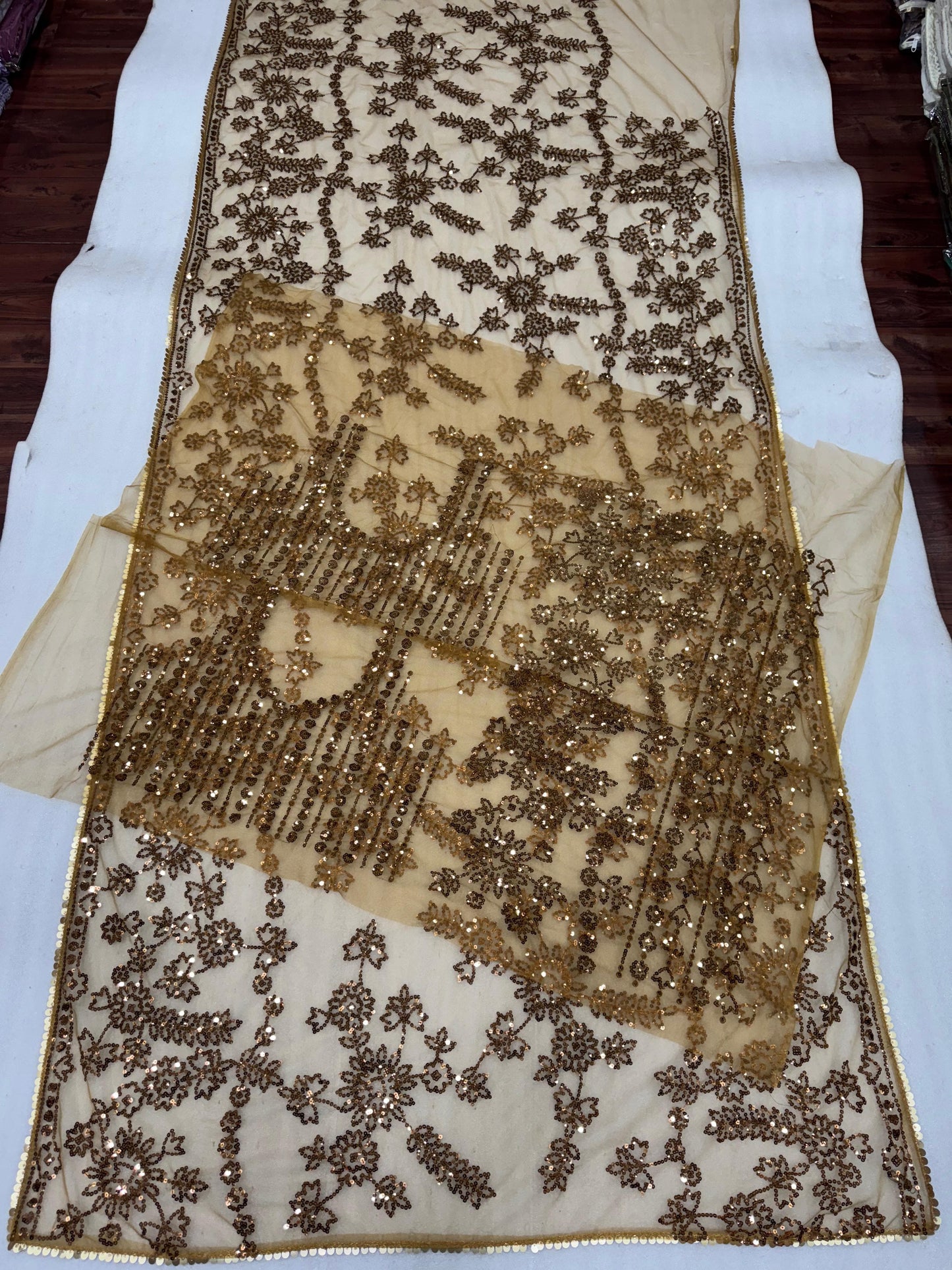 Bling Starry Royal Bollywood BlockBuster Sequins Saree