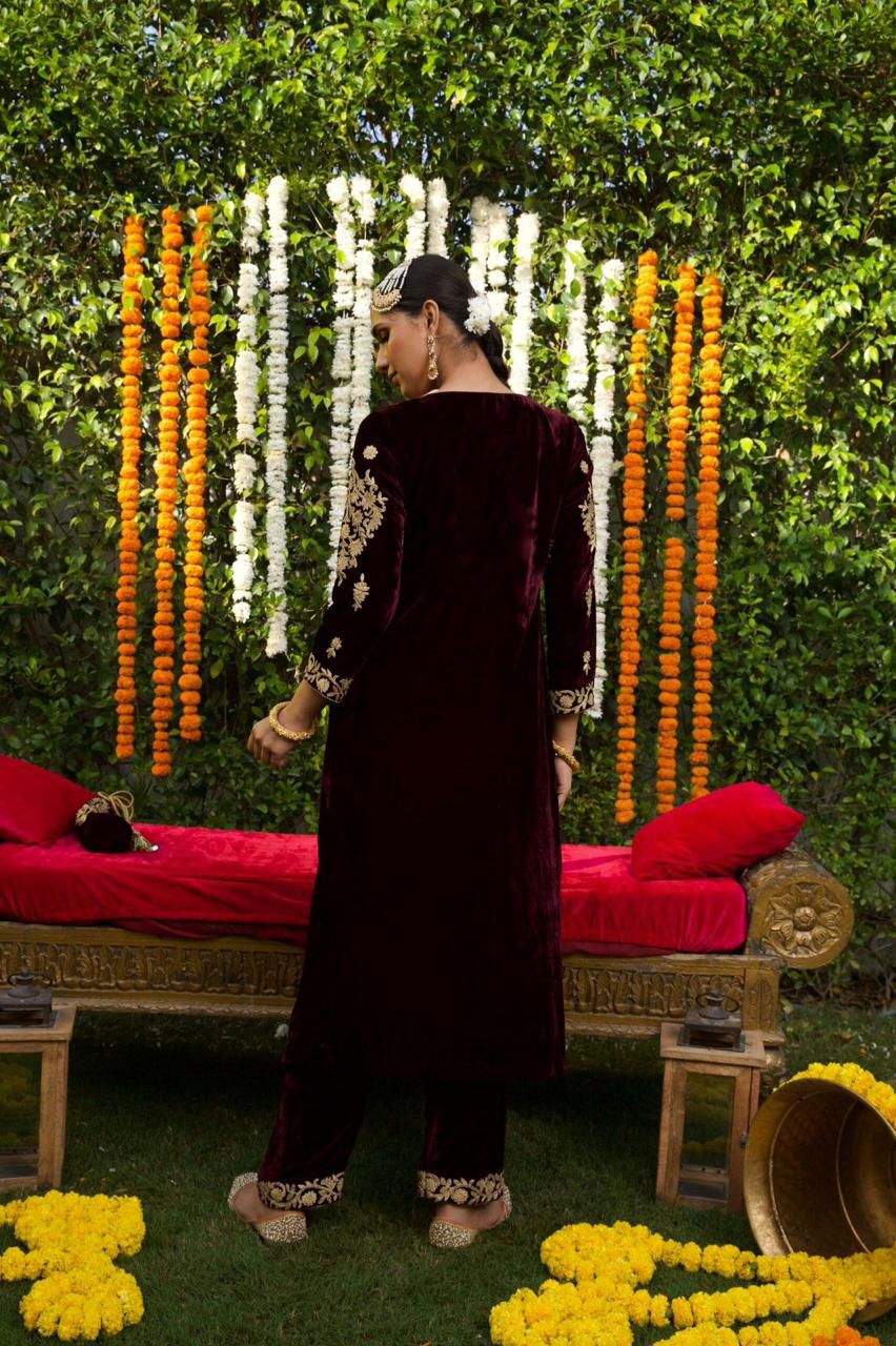 Celebration Vibes Premium Velvet Suit