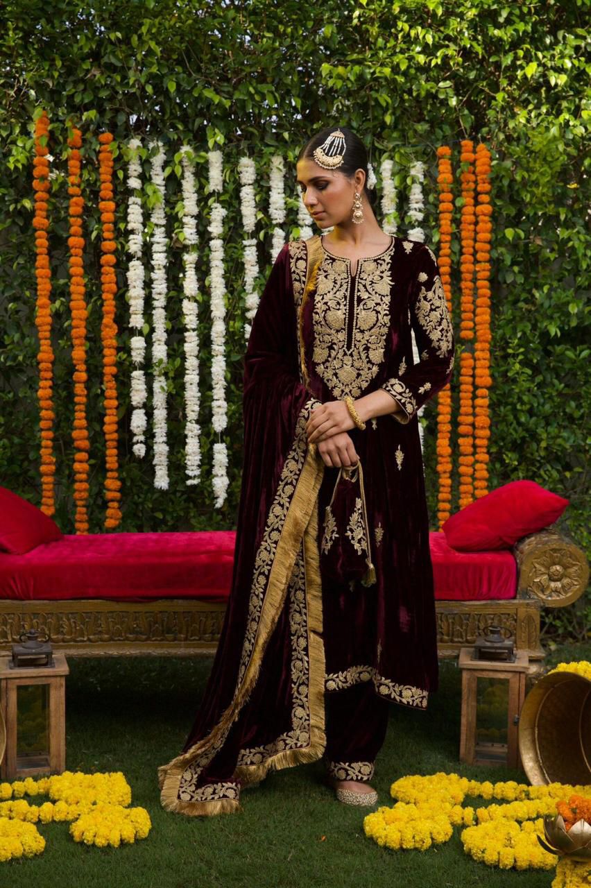 Celebration Vibes Premium Velvet Suit