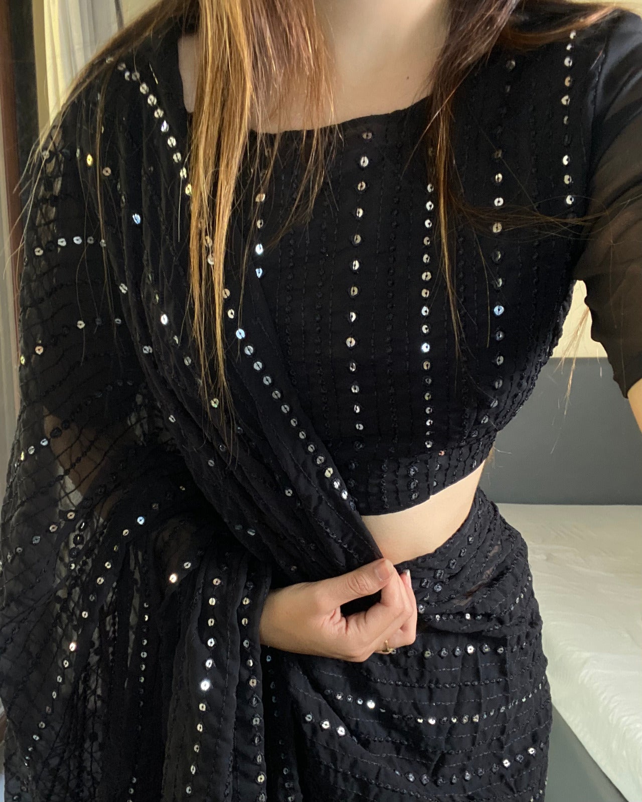 Bling Bollywood Looks Party Saree