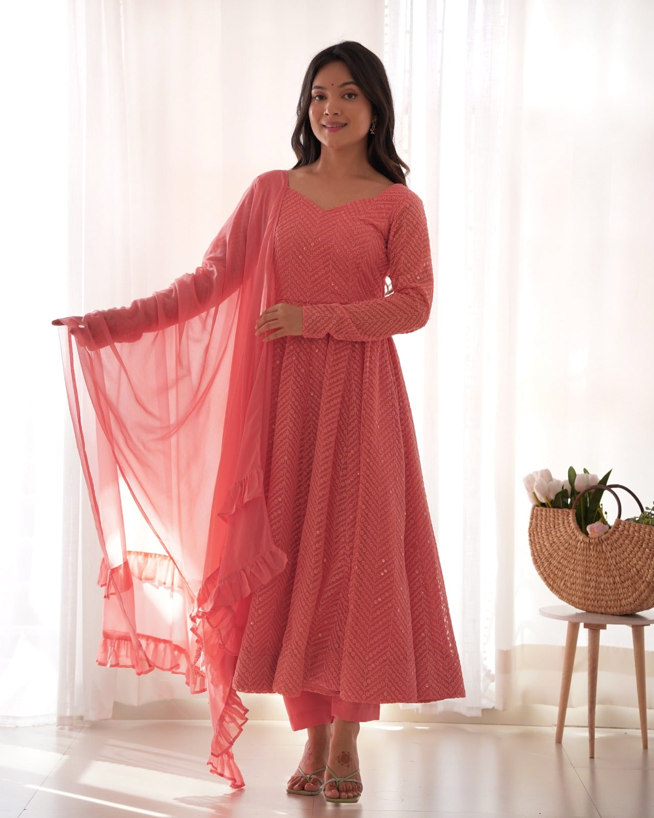Timeless & Classic Luckhnawi Style Suit