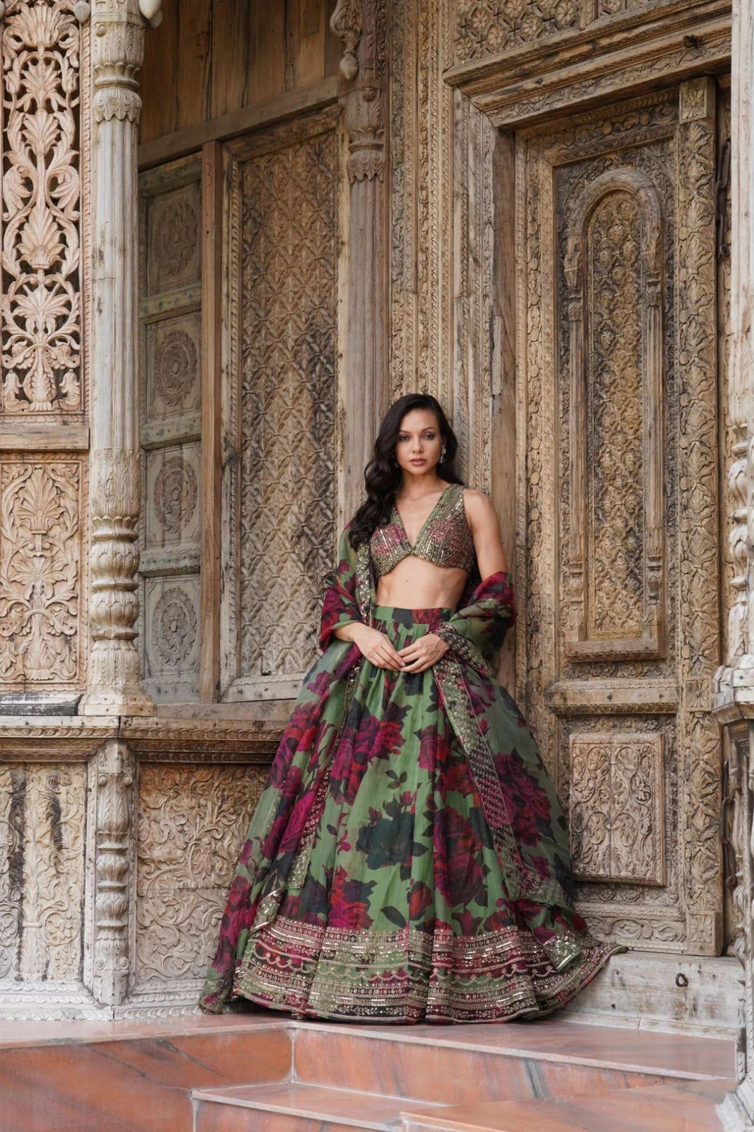 Luxury Feel Organza Lehanga