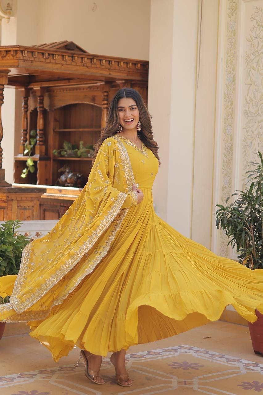 SUMMER 2026 PASTAL GOWN-WITH-DUPATTA SETS