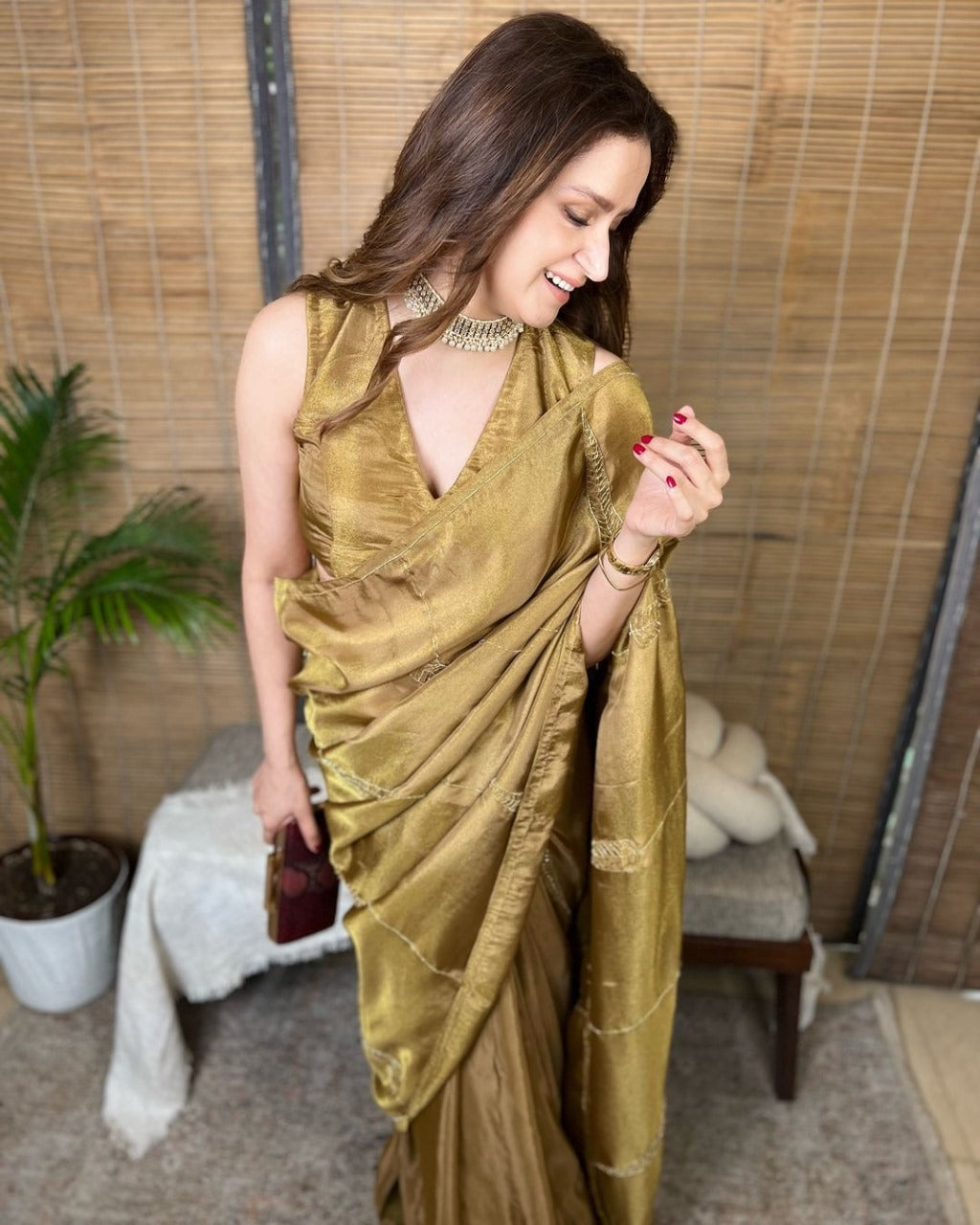 Golden Ensemble Premium Silk Saree