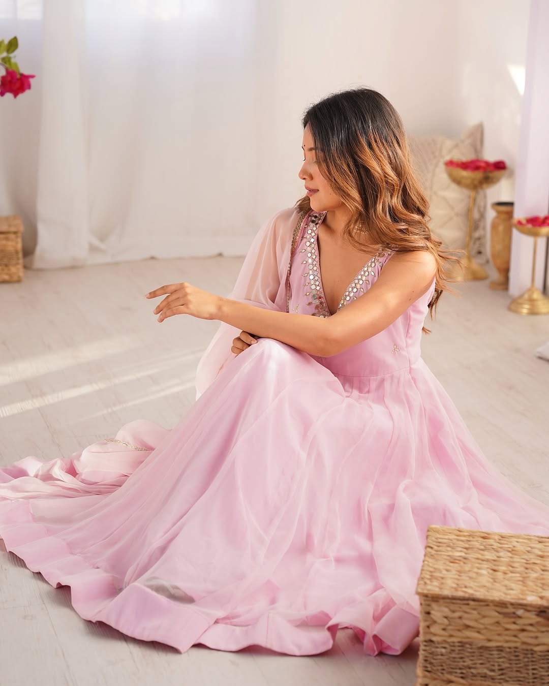 Celebrate With Style In Pink Outfit