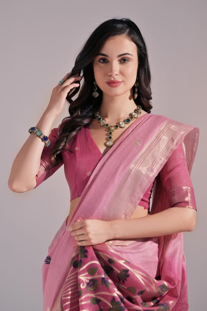 Premium Cotton Classic Colorful Saree
