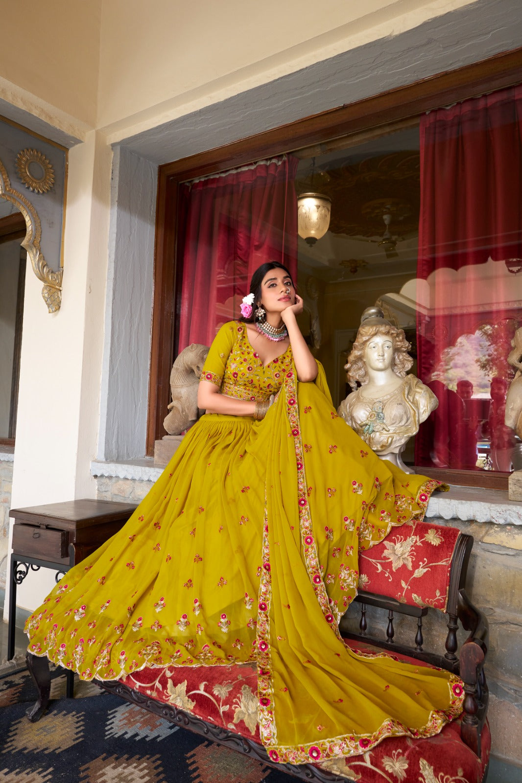 Haldi Hues Happy Hearts Lehanga