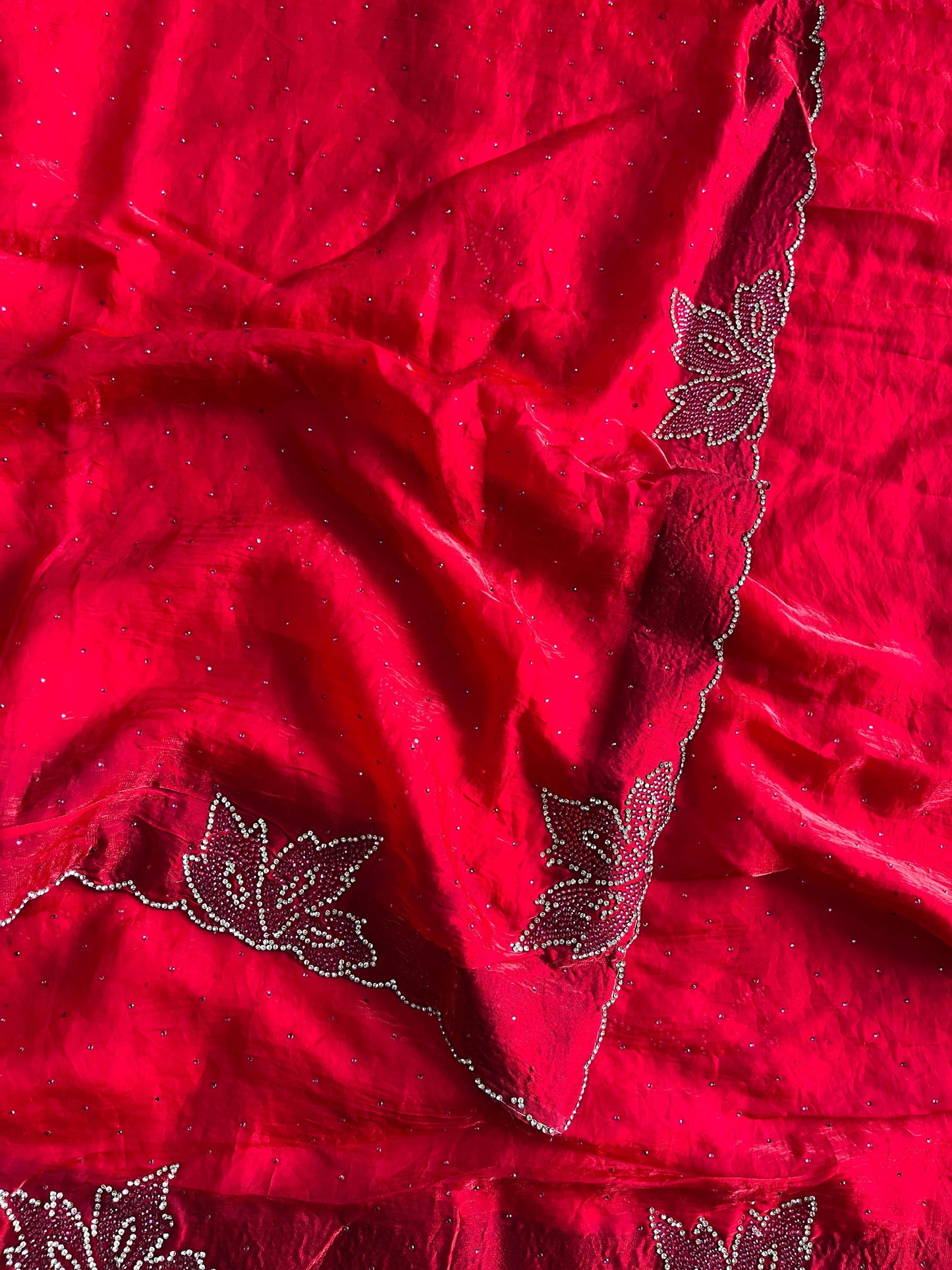 LOTUS SWAROVSKI DIAMOND WORK PREMIUM SAREE