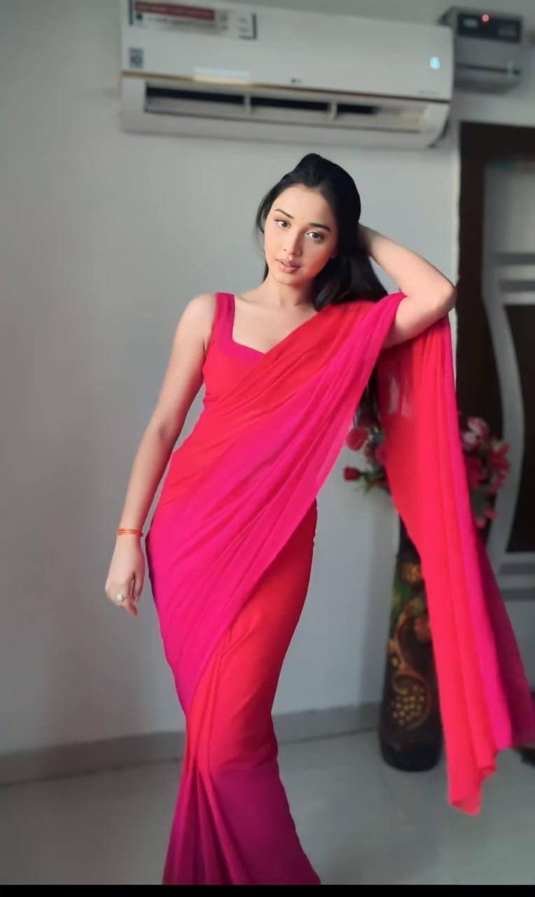 Effortless Ready To Wear Pleated Saree