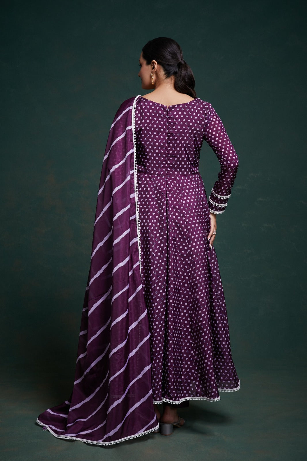 Head Turner Organza Purple Outfit