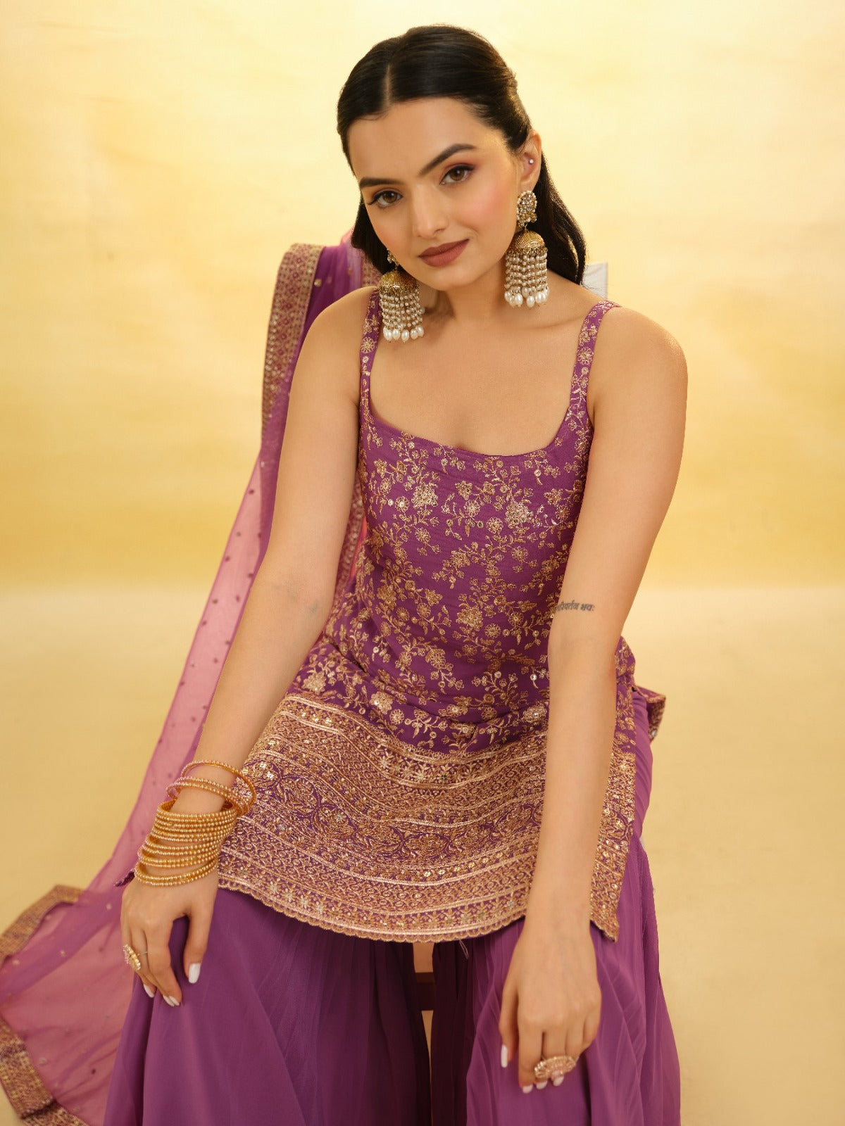 Ready To Wear Georgette Sharara Set