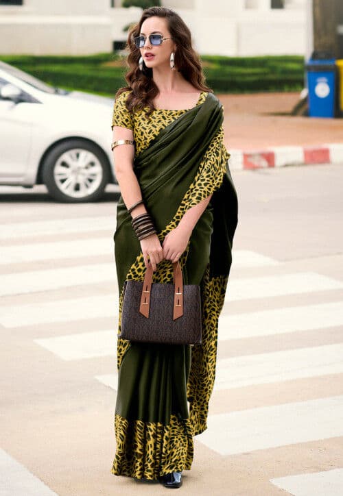 Summer Satin Silk Saree