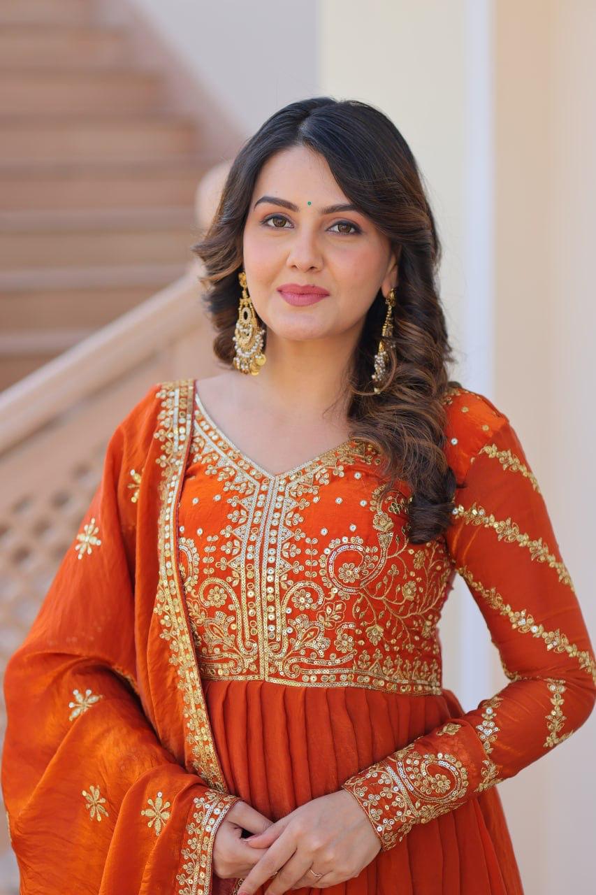 OCCASION EXCLUSIVE PREMIUM READYMADE GOWN-DUPATTA COLLECTION