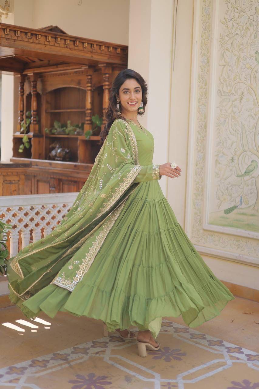 SUMMER 2026 PASTAL GOWN-WITH-DUPATTA SETS