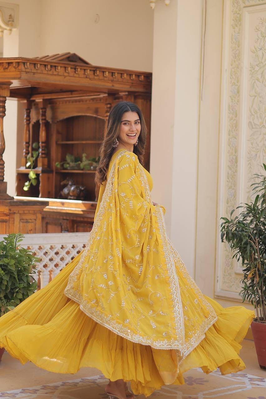 SUMMER 2026 PASTAL GOWN-WITH-DUPATTA SETS