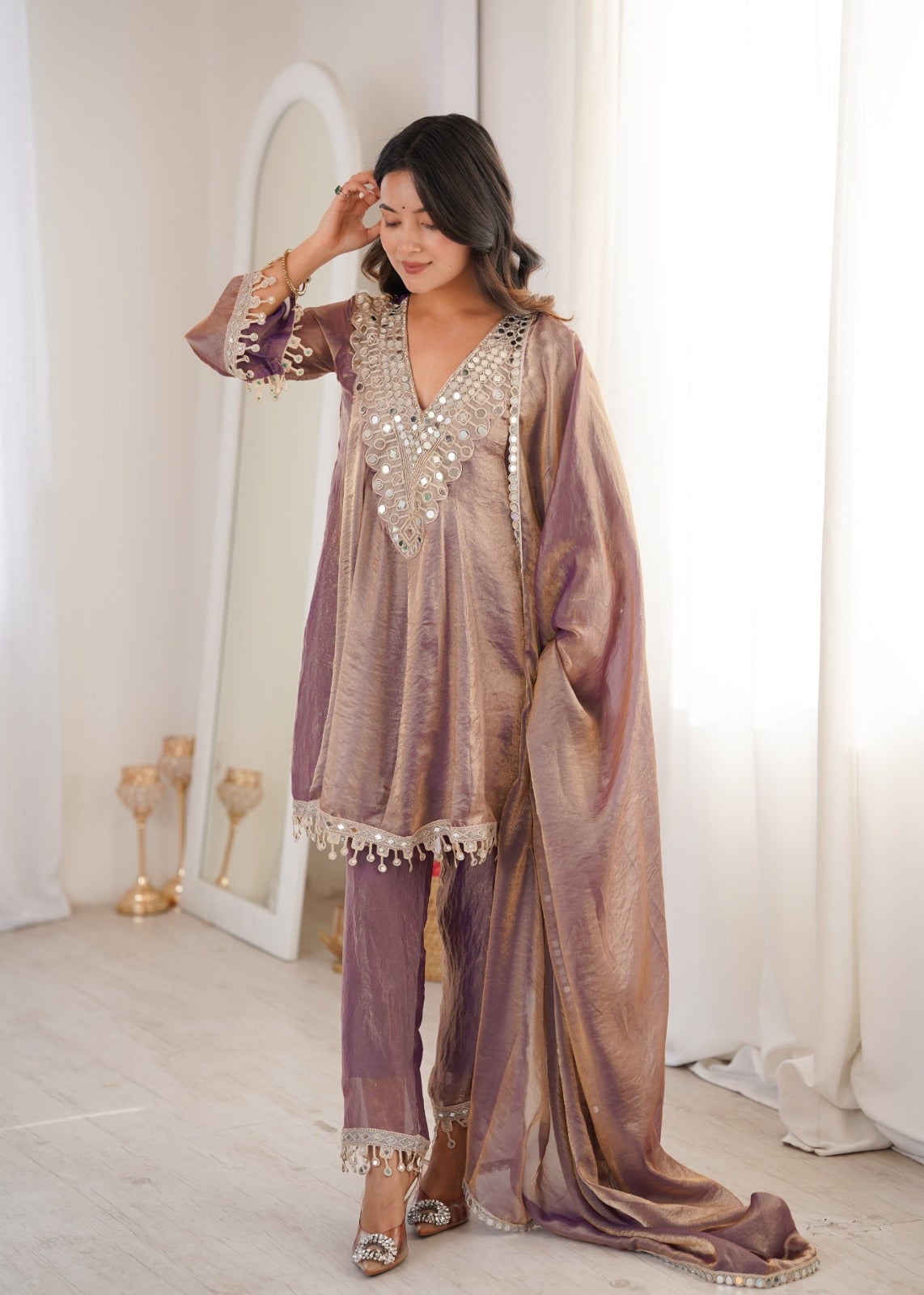 PASTAL SUMMER READY TO WEAR ETHNIC STYLISH OUTFIT