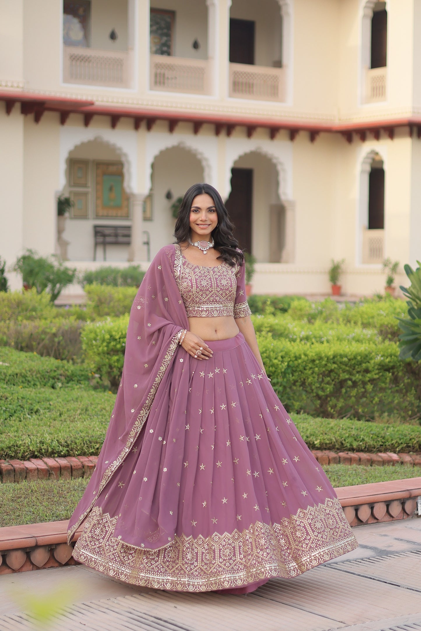 ATTRACTIVE LEHENGA CHOLI WITH DUPATTA