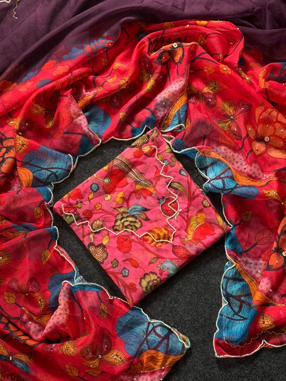 Colorful Elegant Tabby Will Saree