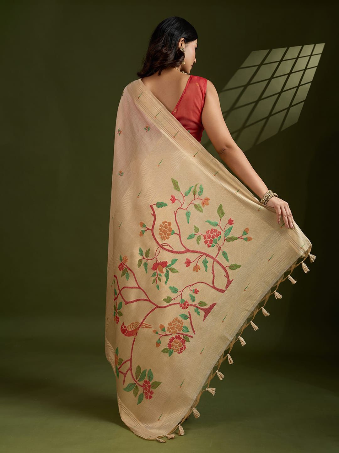 Paithani Soft Moga Cotton Sarees