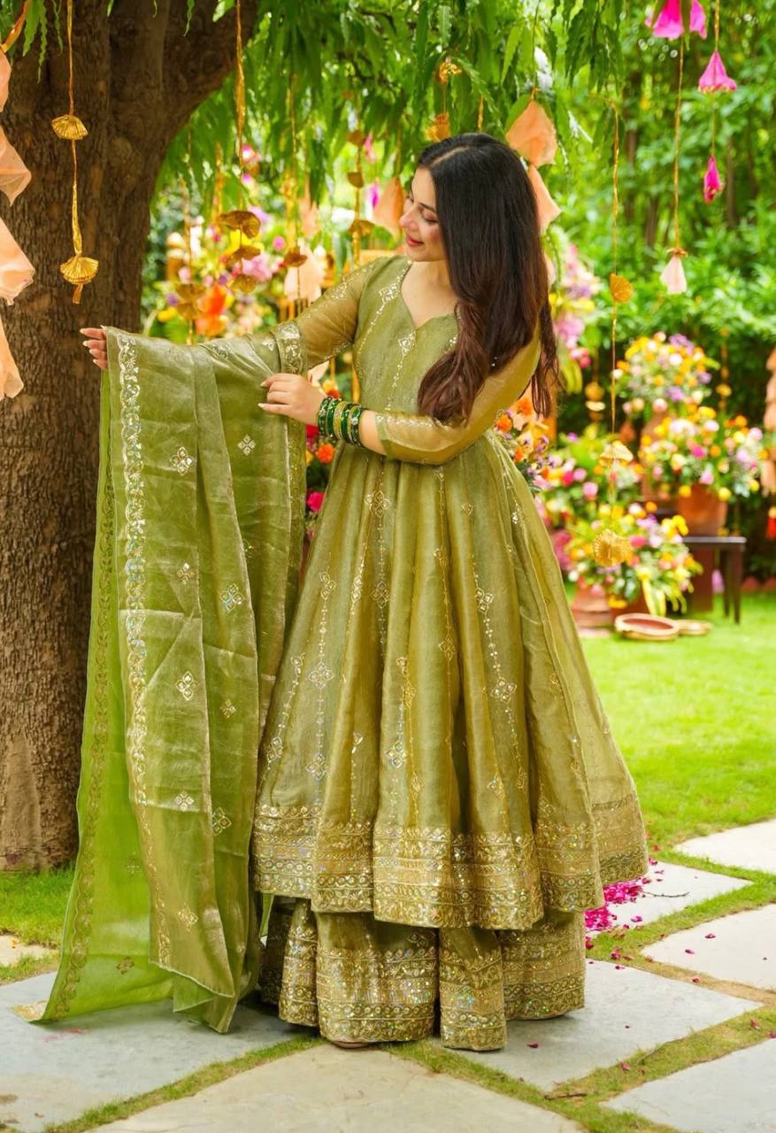 Royal Elegant Heavy Embroidered Sequence Work Set
